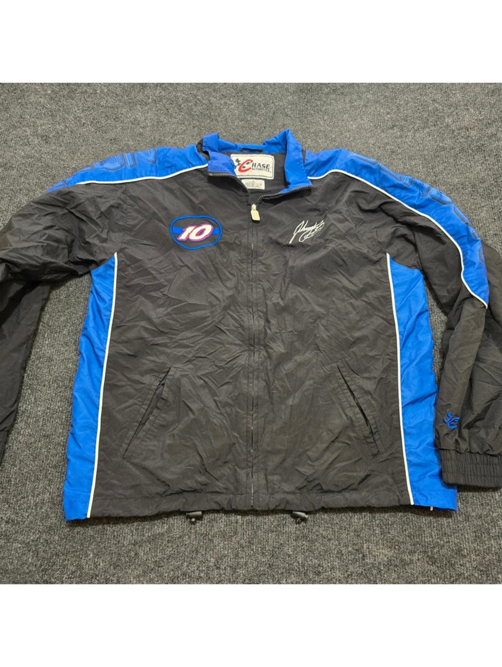 Vintage Y2K Chase Authentics Nascar Jacket Men’s M Johnny Benson #10 Racing Coat